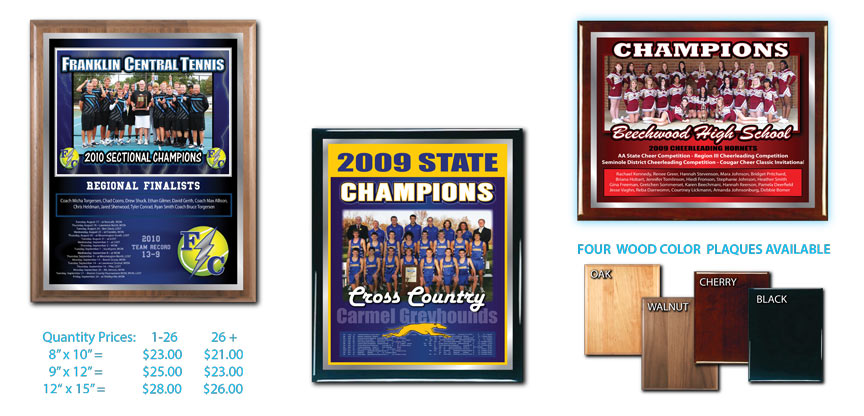 Team Plaques