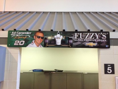 Fuzzy's Pit Area Custom Sign