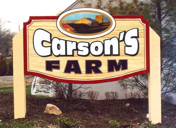 Carson's Farm Exterior Sign