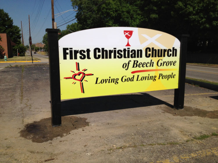 First Christian Church of Beech Grove Exterior Sign