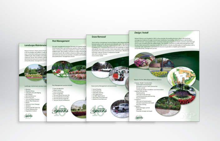 Nature's Partner Brochure Design