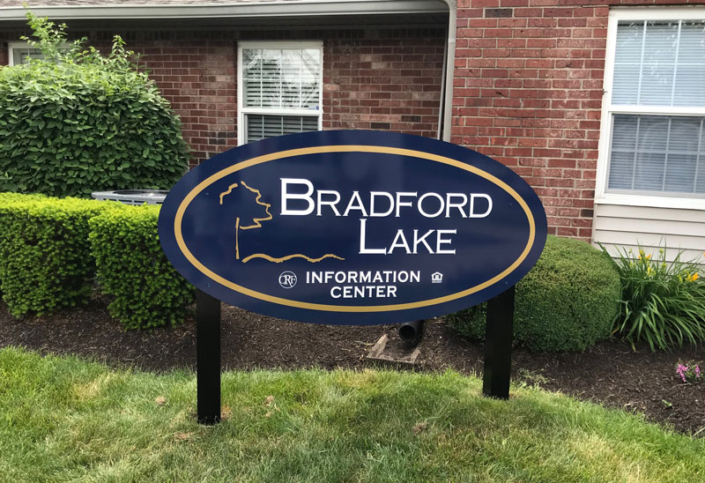 Bradford Lake Exterior Sign