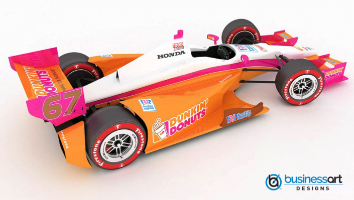 Dunkin' Donuts Livery Design