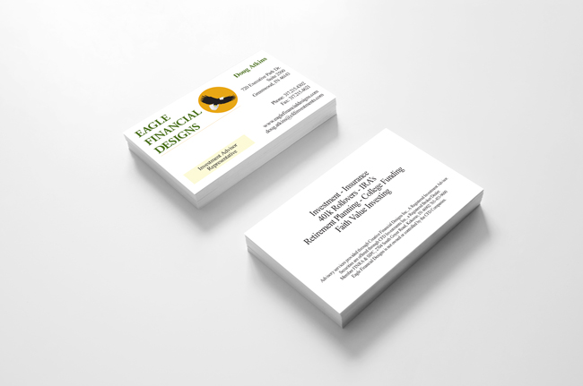 Eagle Financial Designs Business Cards
