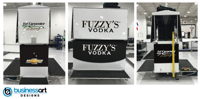 Fuzzy's Vodka Ed Carpenter Racing Timing Stand